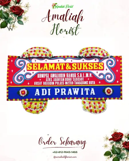 Papan Bunga Ucapan Selamat Wingkomulyo